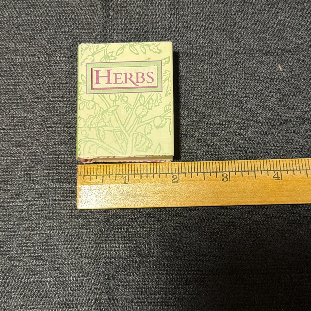 Herbs Jane McDonald Tiny Tomes Readable Book Miniature HC DJ Ariel Books McMeel